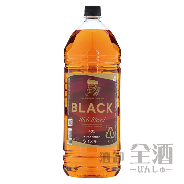 ブラックニッカリッチブレンド4Lペットボトル
