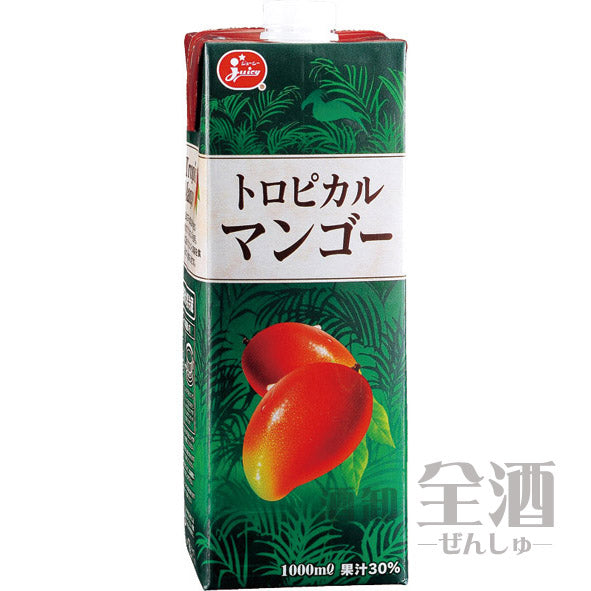 ジューシー トロピカルマンゴー 1000mlパック(6本入り)