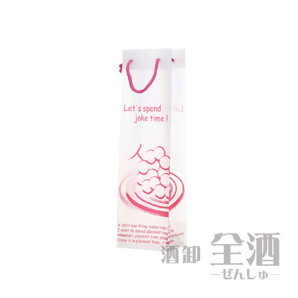 ロングワインフロスト手提袋(1本用)(10個入り)