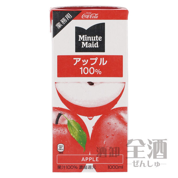 ミニッツメイドアップル100%1Lパック(6本入り)