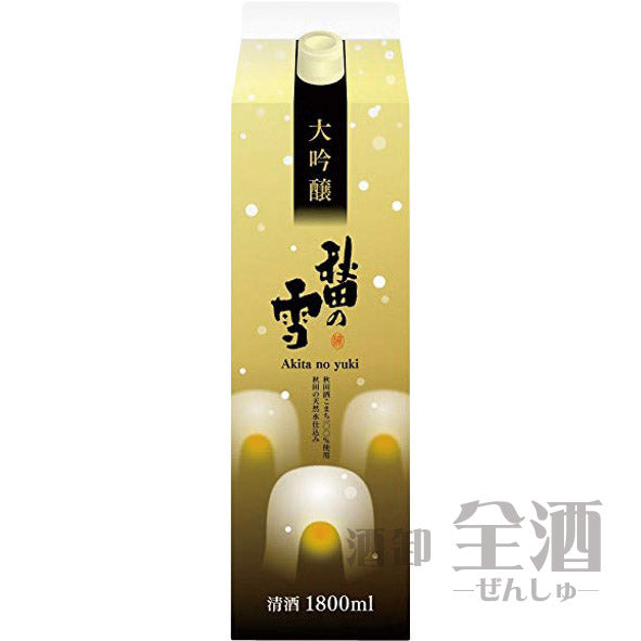 秋田の雪 大吟醸 1800mlパック