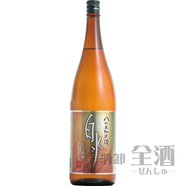 八代不知火蔵 むぎ焼酎 白水 1800ml