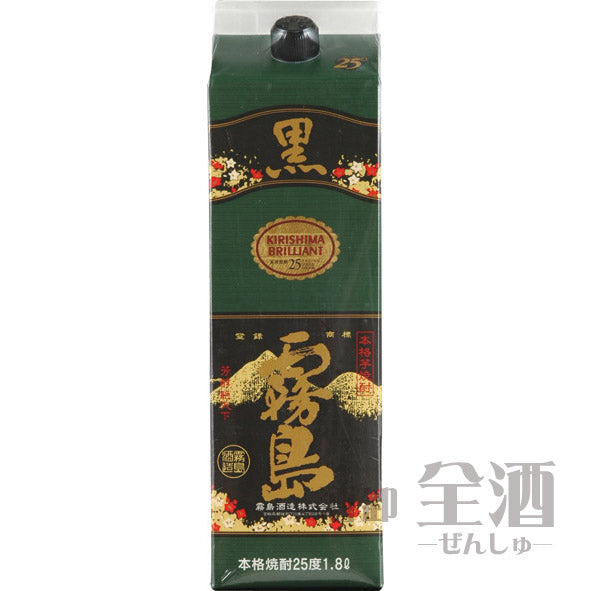 黒霧島 25度 1800mlパック
