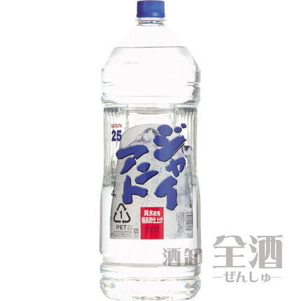 ジャイアント 25度 4Lペットボトル