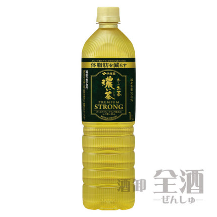 お～いお茶 濃い茶 プレミアムストロング 1L(3本入り)