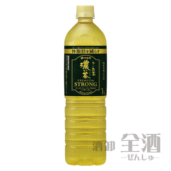 お～いお茶 濃い茶 プレミアムストロング 1L(3本入り)