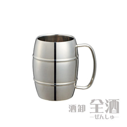 ステンレス二重ジョッキ(1個)