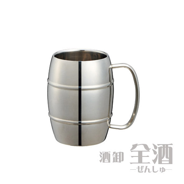 ステンレス二重ジョッキ(1個)