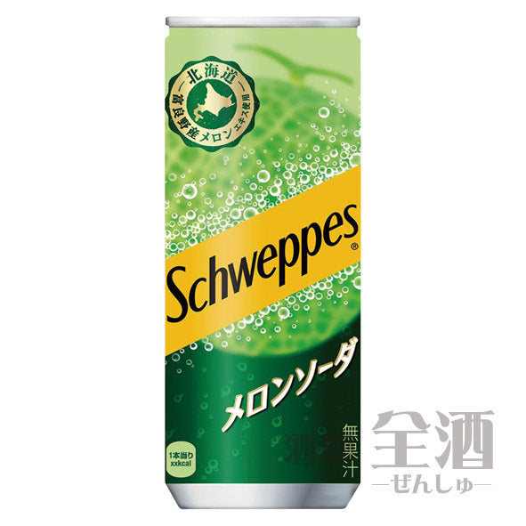 シュウェップス メロンソーダ 缶 250ml(30本入り)